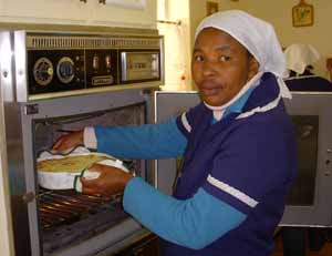 Freshly prepared tuna lasagne